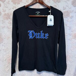 Duke Blue Devils League Ladies Blue Longsleeve T-Shirt Size Medium NWT